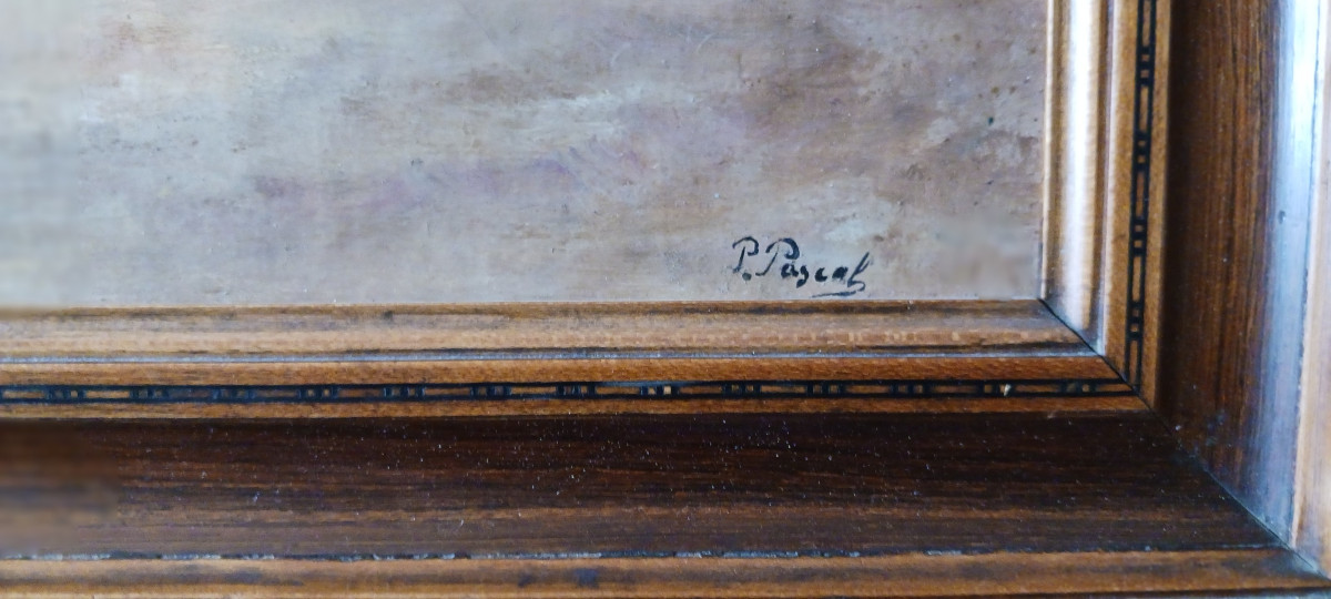 Huile Sur Toile Orientaliste De Paul Pascal -photo-1