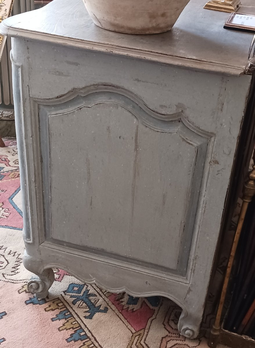 Louis XV Period Crossbow Chest Of Drawers, 18th Century-photo-2