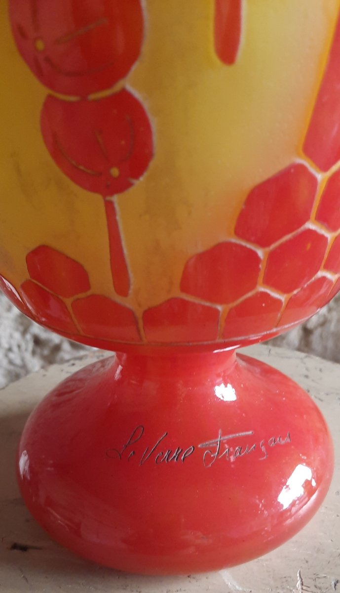 Le Verre Français Glass Paste Vase-photo-3