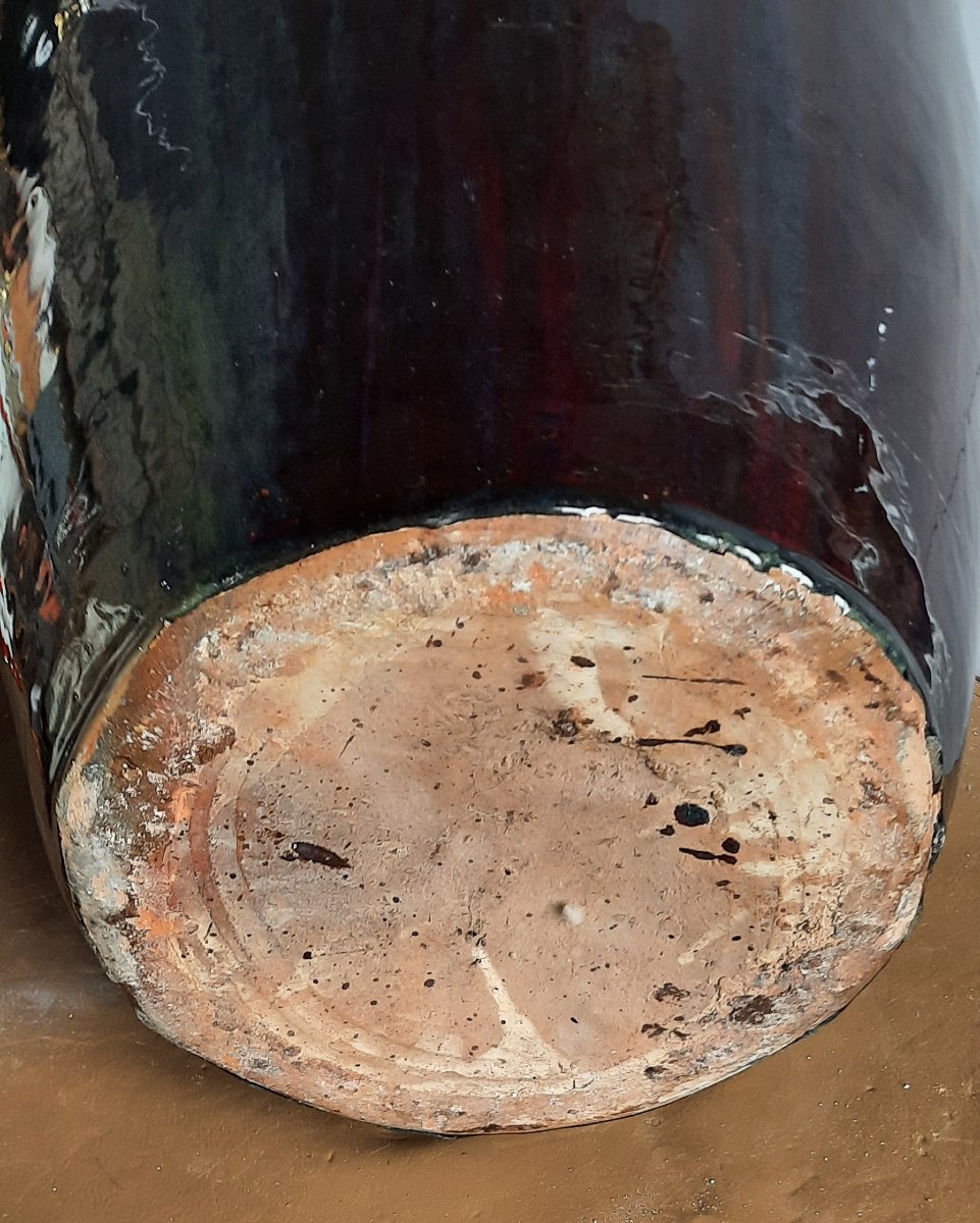 Large Glazed Ceramic Jug-photo-3