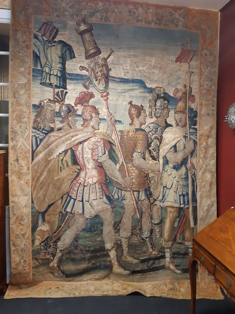Tapisserie Des Flandres XVIIe Siècle