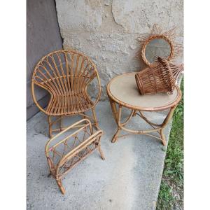 Rattan Bedroom Set