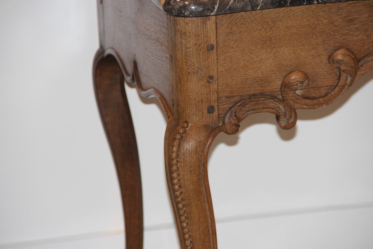  Console de Style Louis XV Sculpté-photo-4