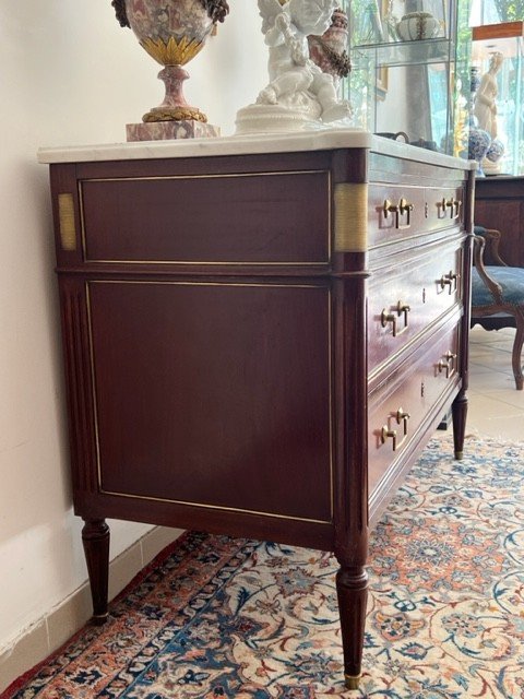 Commode En Acajou De Style Louis XVI-photo-4