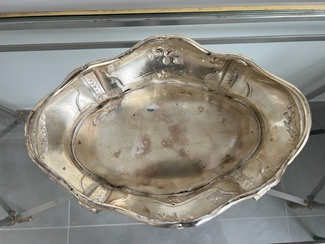 Jardinière  /  Centre De Table En Argent Massif -photo-5