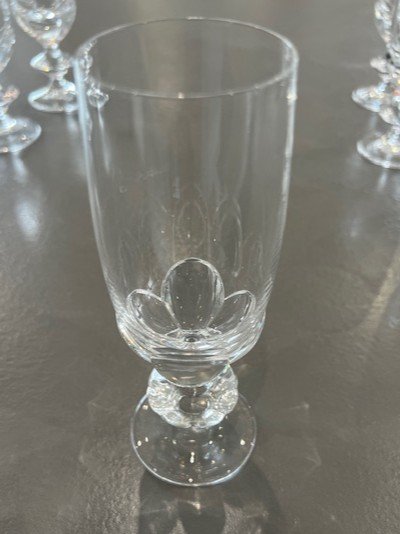  Lalique Modèle Blois 6 Coupes à Champagne en Cristal-photo-2
