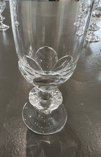  Lalique Modèle Blois 6 Coupes à Champagne en Cristal-photo-3