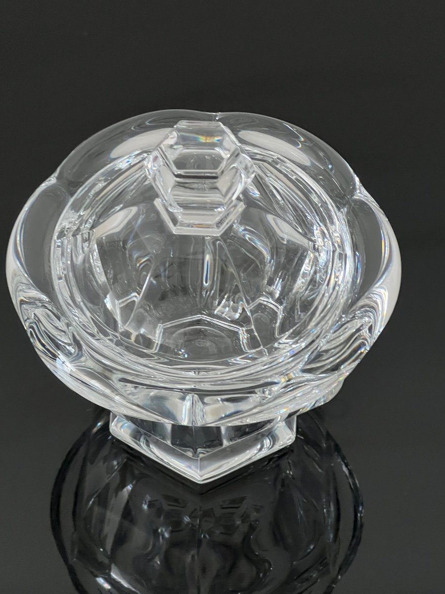 Baccarat Crystal Sugar Bowl Harcourt Model -photo-3