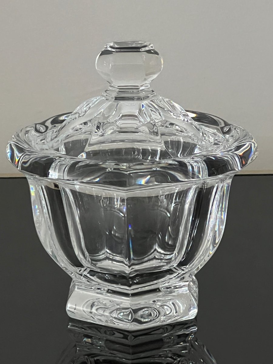 Baccarat Crystal Sugar Bowl Harcourt Model 