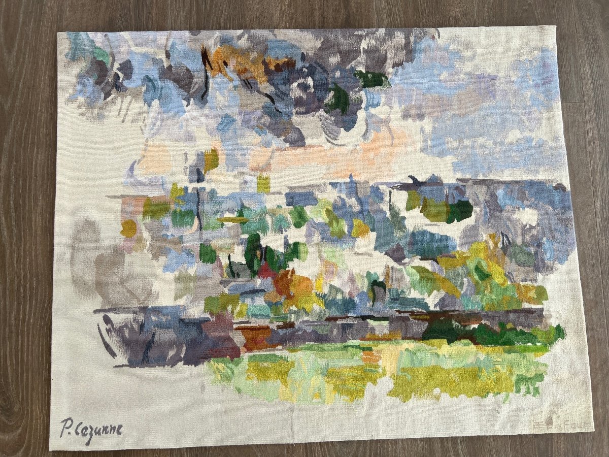 Paul Cézanne The Garden Of Lauves Aubusson Tapestry -photo-2