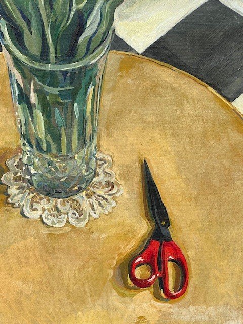 Raymond Legrand 1929-1999 Nature Morte Aux Tulipes Jaune -photo-2