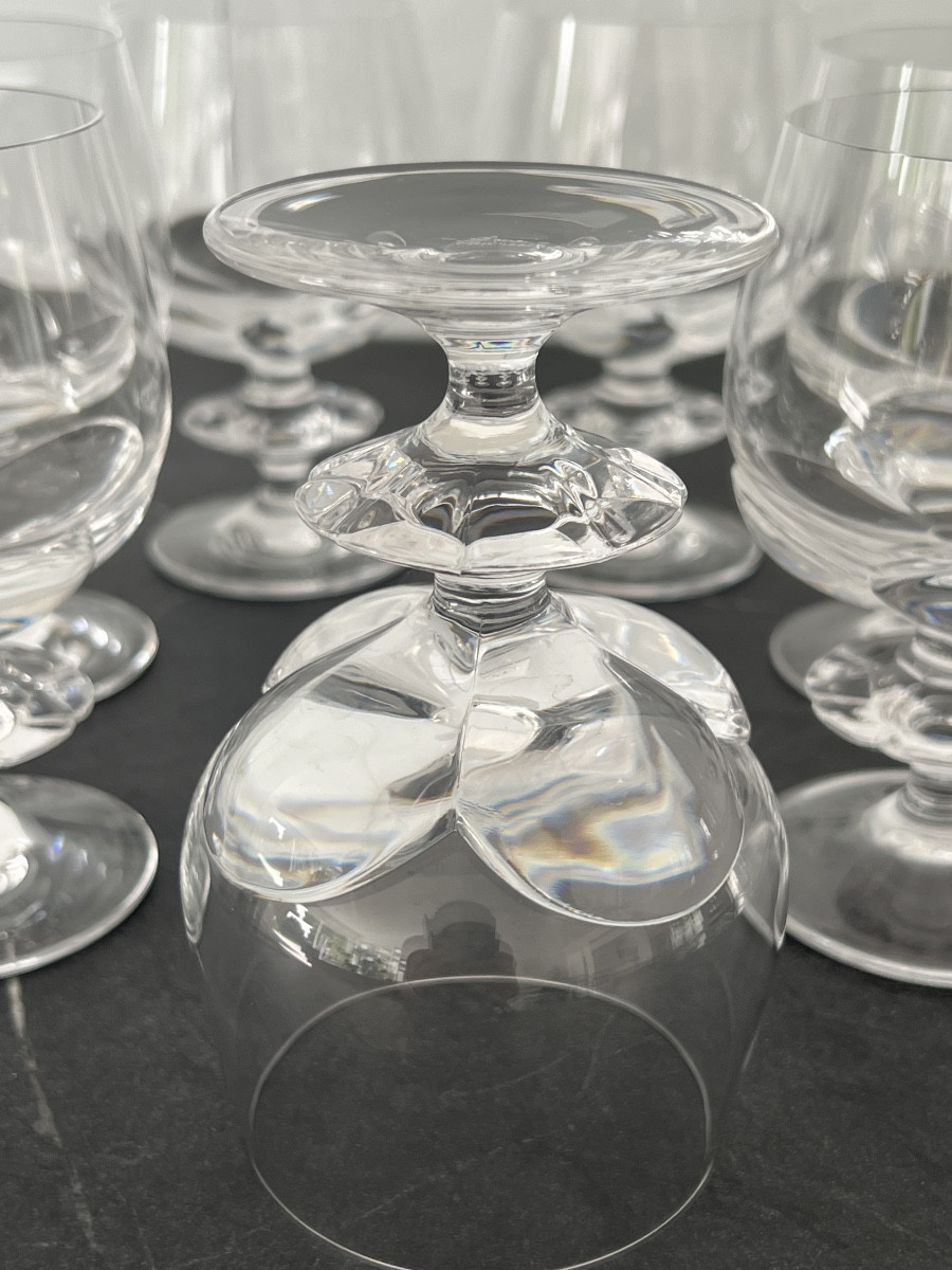 Lalique Modèle Blois 7  Verres à Vin en Cristal -photo-2