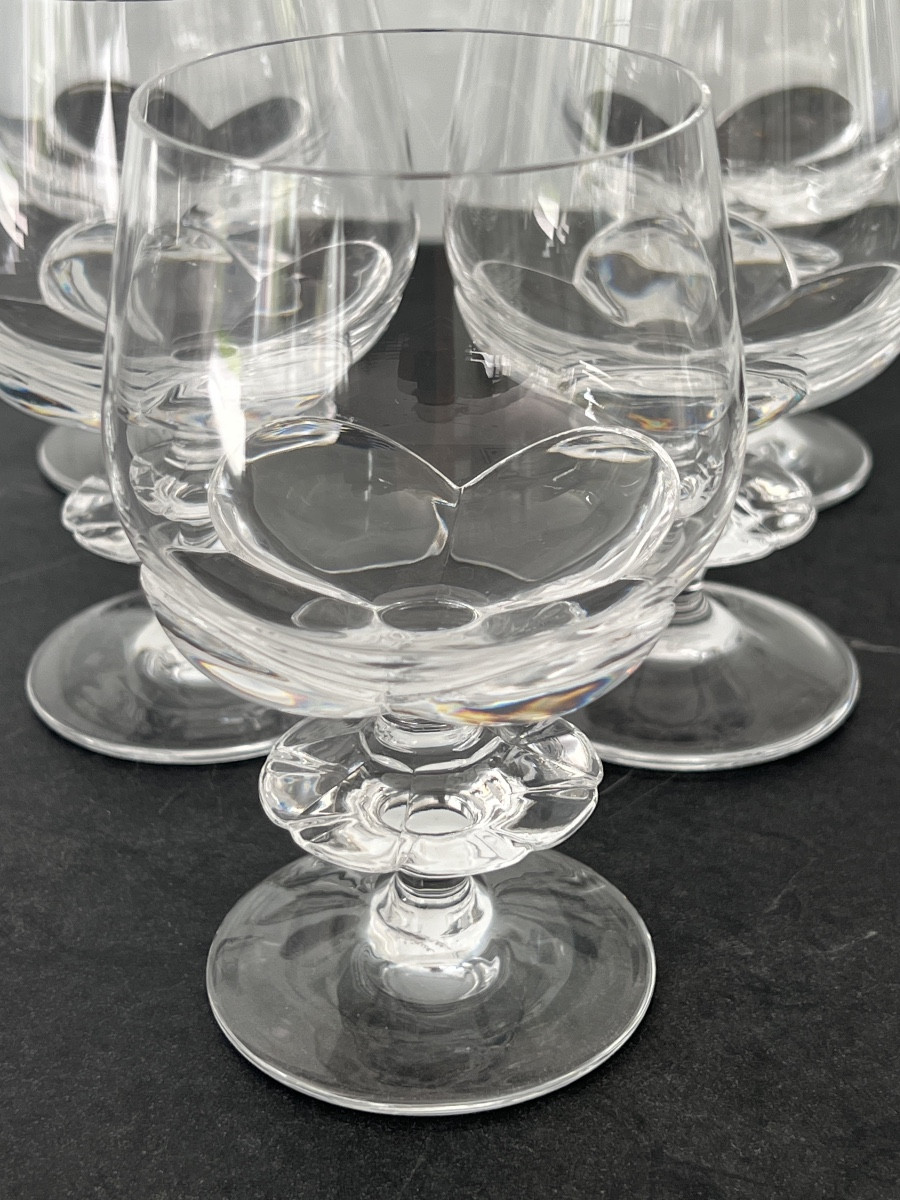Lalique Modèle Blois 7  Verres à Vin en Cristal -photo-4