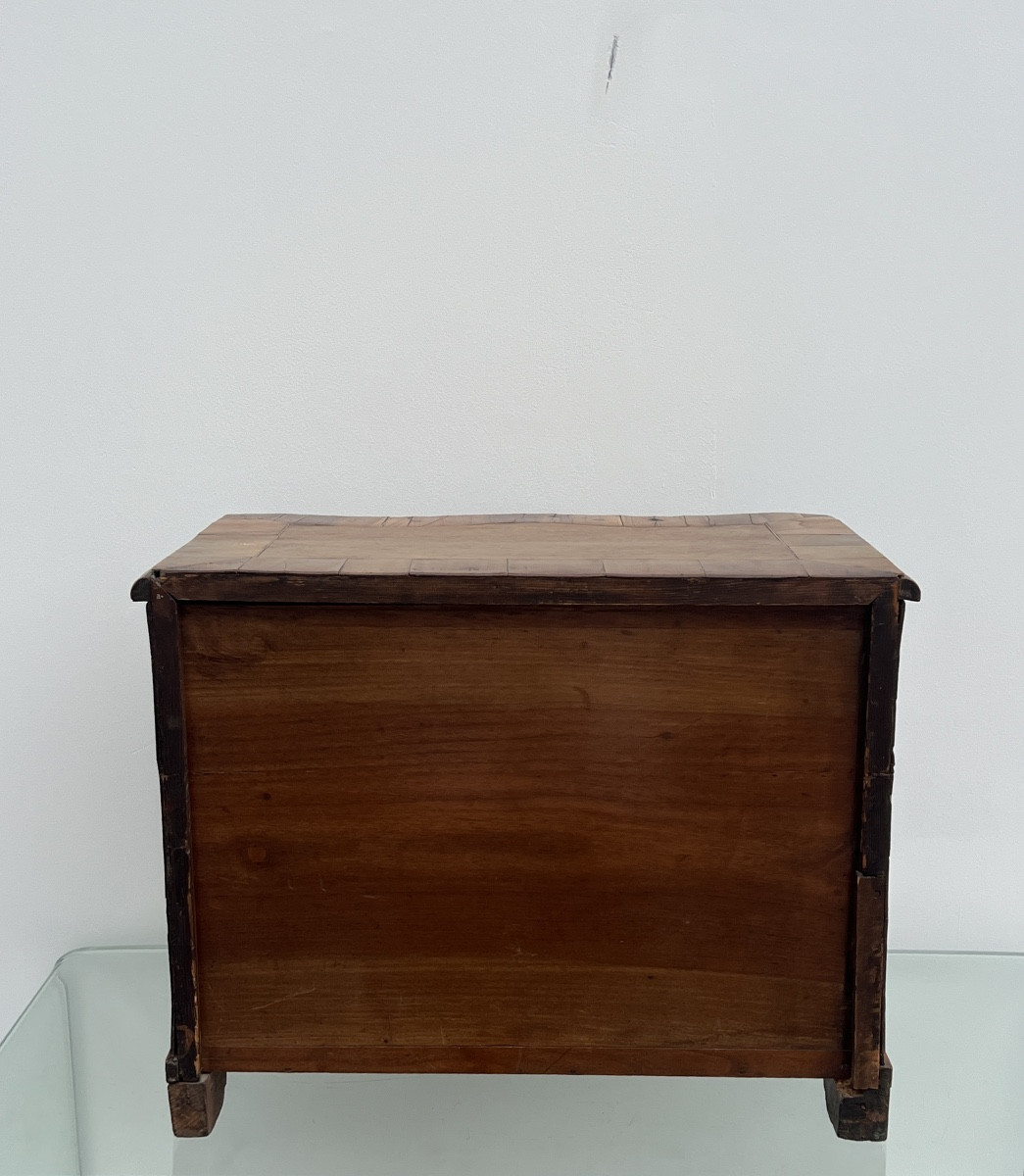 Petite Commode de Maîtrise Galbée d'époque XVIIIème-photo-7