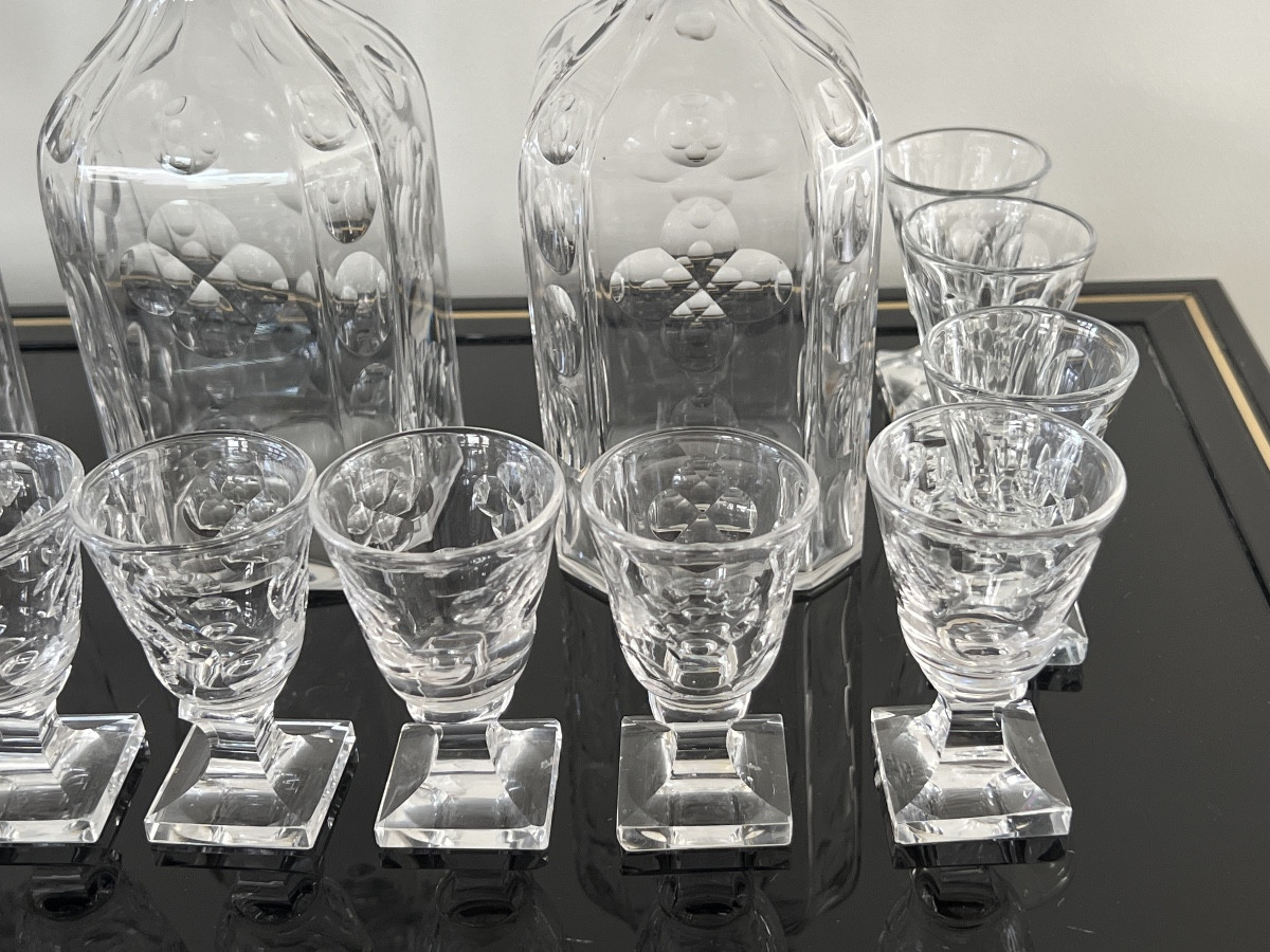 Baccarat Cut Crystal Liqueur Cellar Service-photo-4