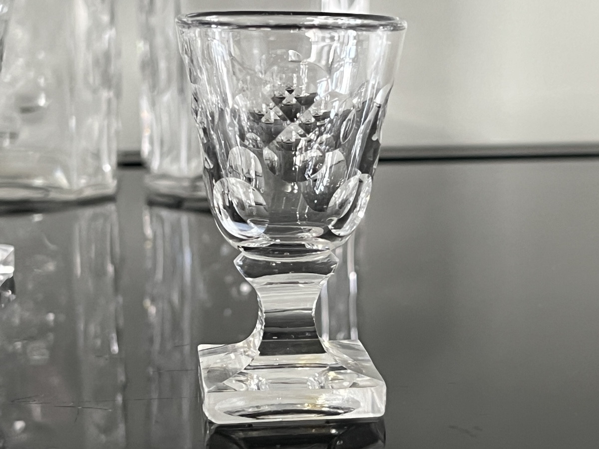 Baccarat Cut Crystal Liqueur Cellar Service-photo-7