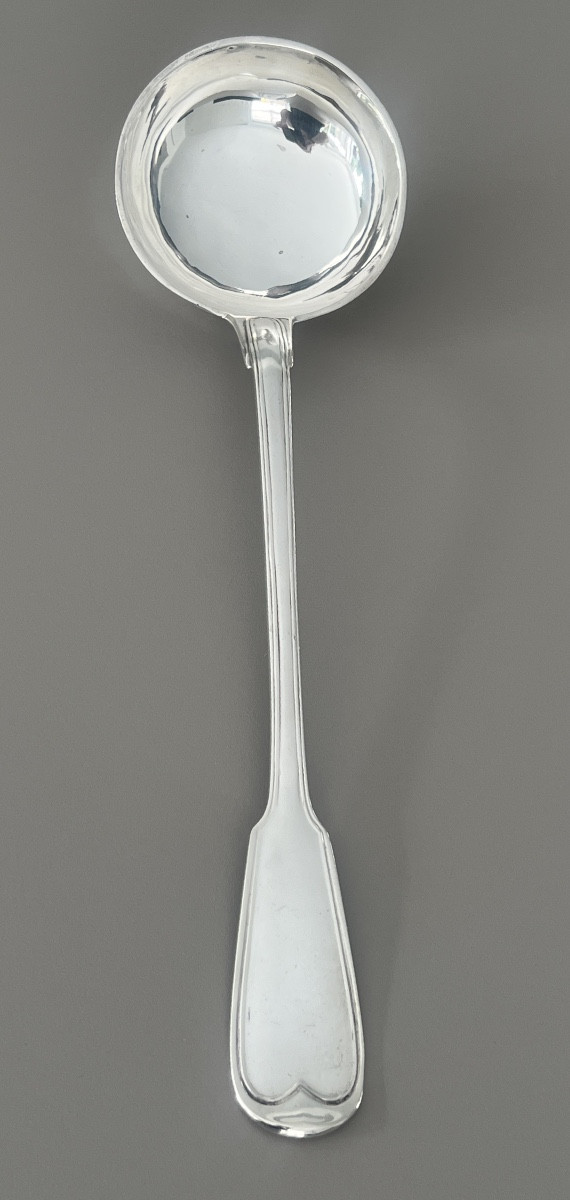 Louche en Argent massif Orfèvre JEAN BAPTISTE LANDRY  Minerve 