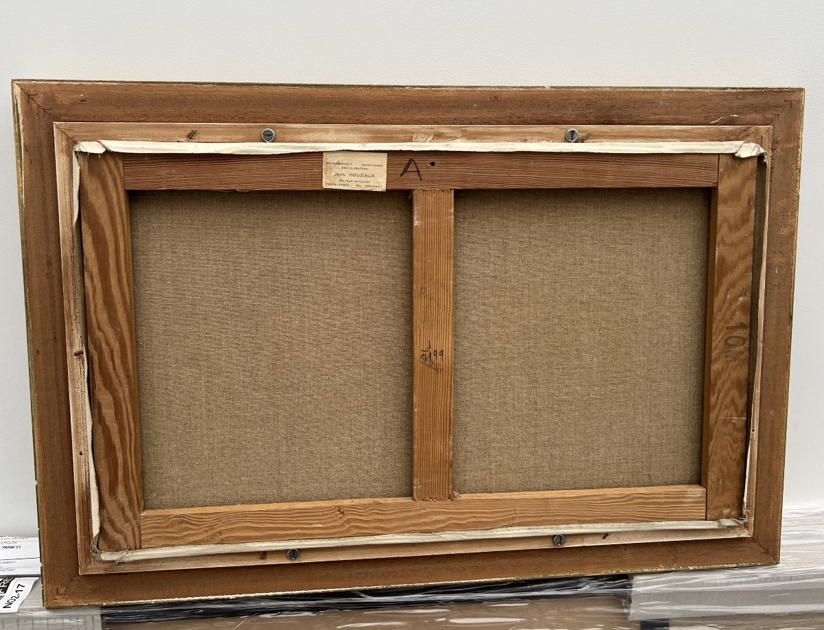 Tableau de Ferdinand Hanon 1885-1972 Fleuve Rio Tinto en Espagne -photo-6