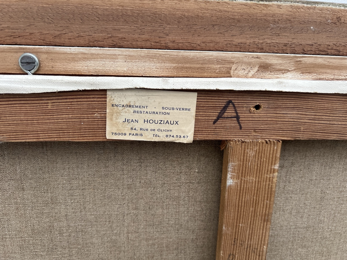 Tableau de Ferdinand Hanon 1885-1972 Fleuve Rio Tinto en Espagne -photo-7