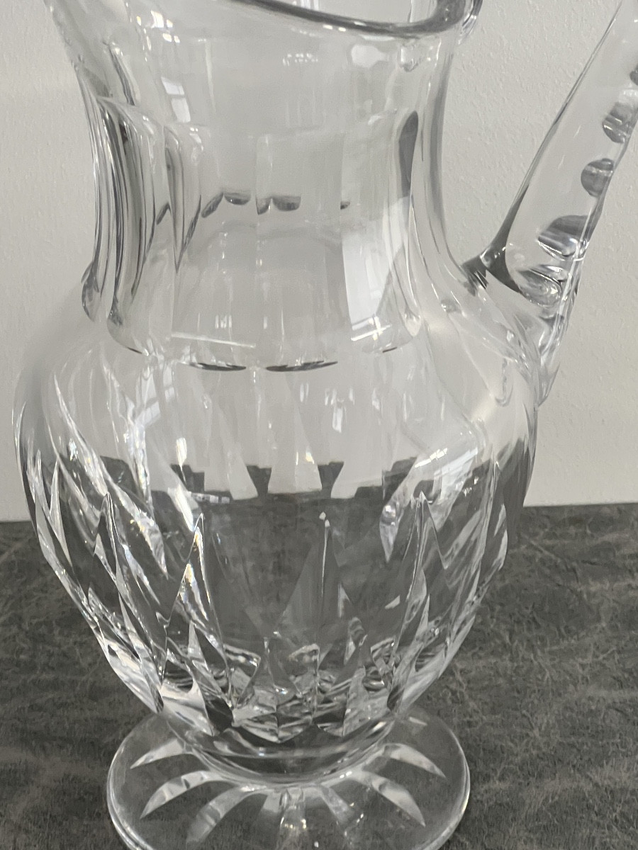 Saint Louis Broc à Eau Pichet en Cristal Taillé-photo-1