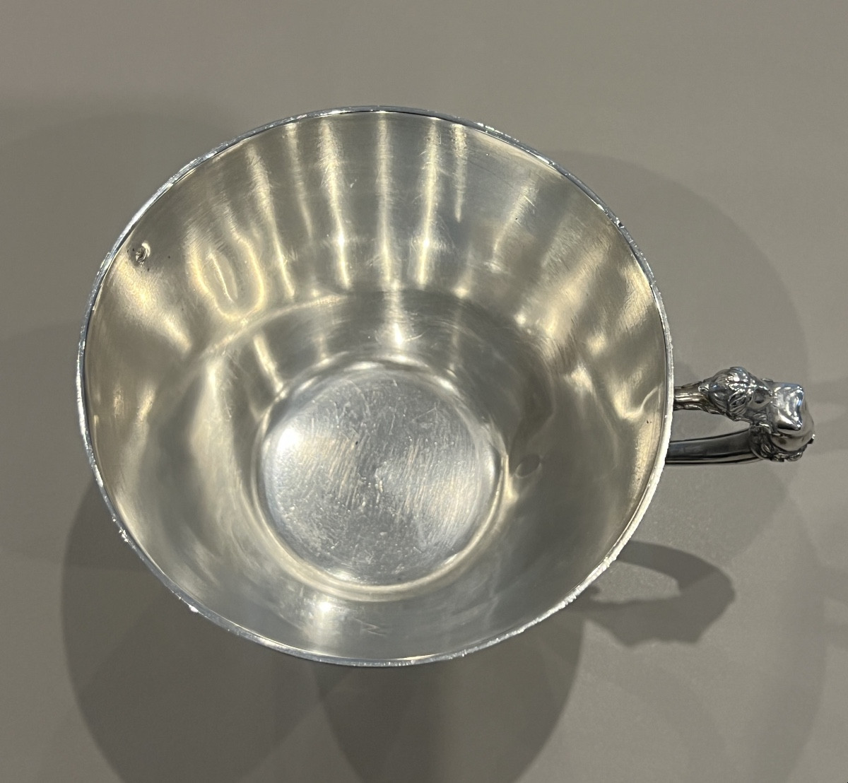 Tasse à Chocolat en Argent Massif Orfèvre Ladoucette & Gavard  1869/1886-photo-4