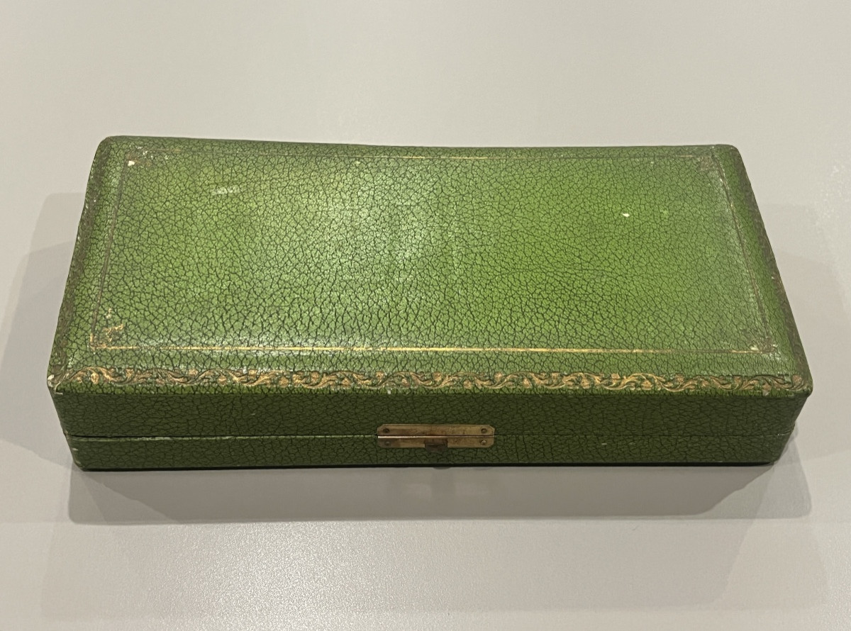 Henri Soufflot  Pelle à Fraises en Argent Massif & Vermeil -photo-8