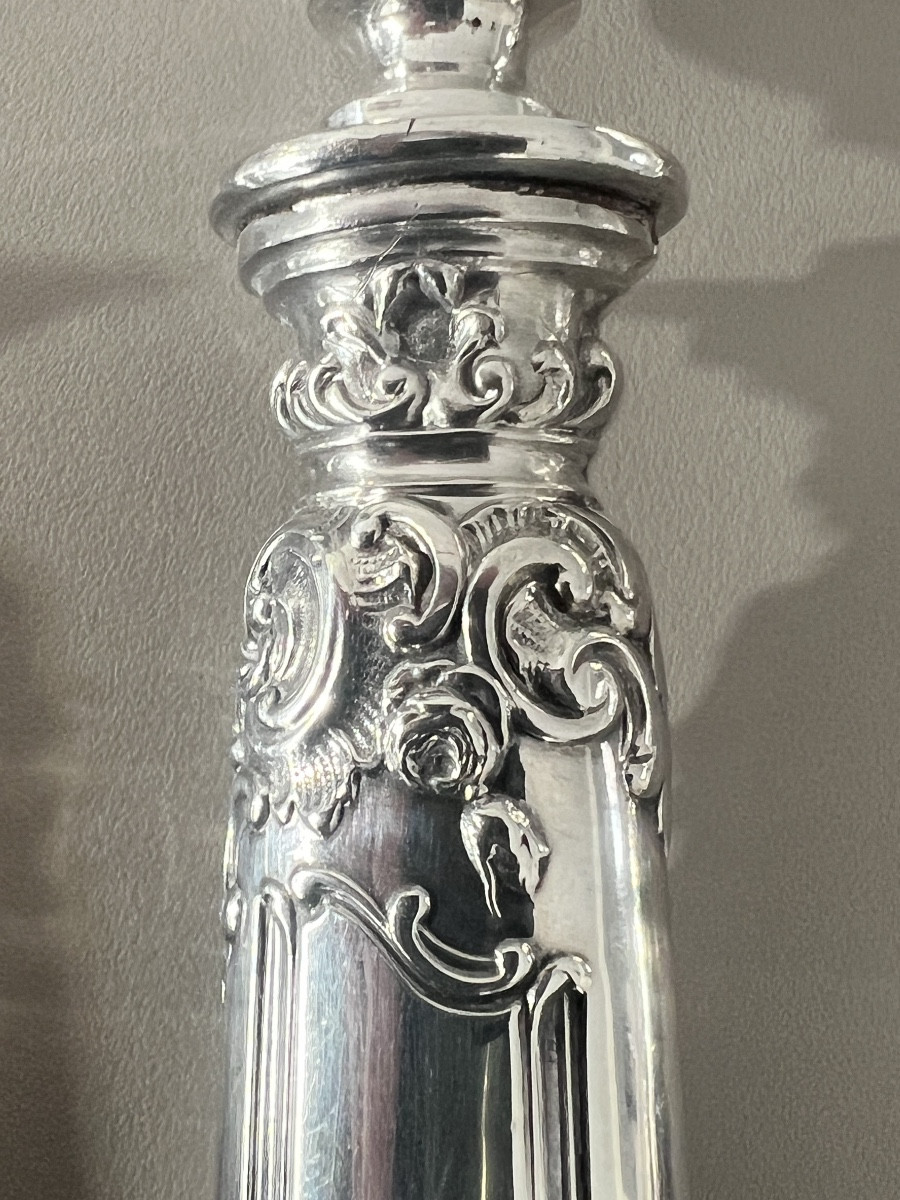 Service à découper en Argent Minerve Style Louis xv-photo-4