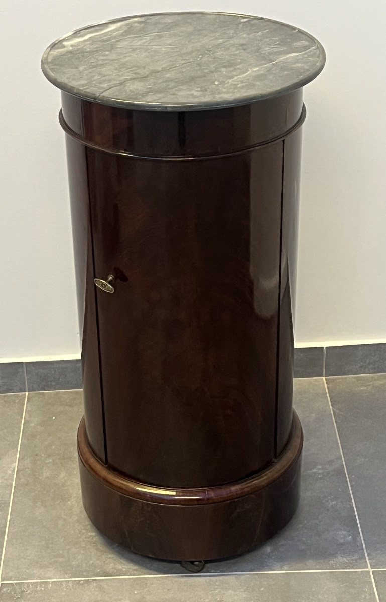 Somno  / Chevet en Acajou d'Epoque Empire  Marbre turquin -photo-3