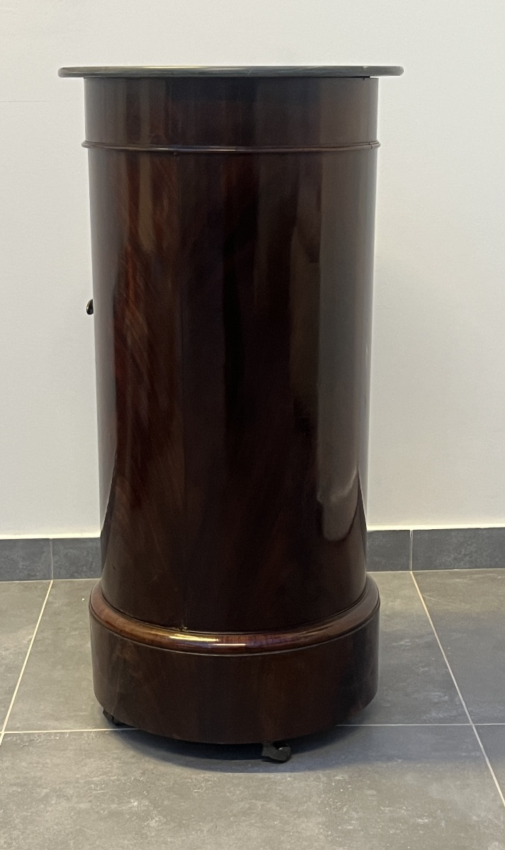 Somno  / Chevet en Acajou d'Epoque Empire  Marbre turquin -photo-4