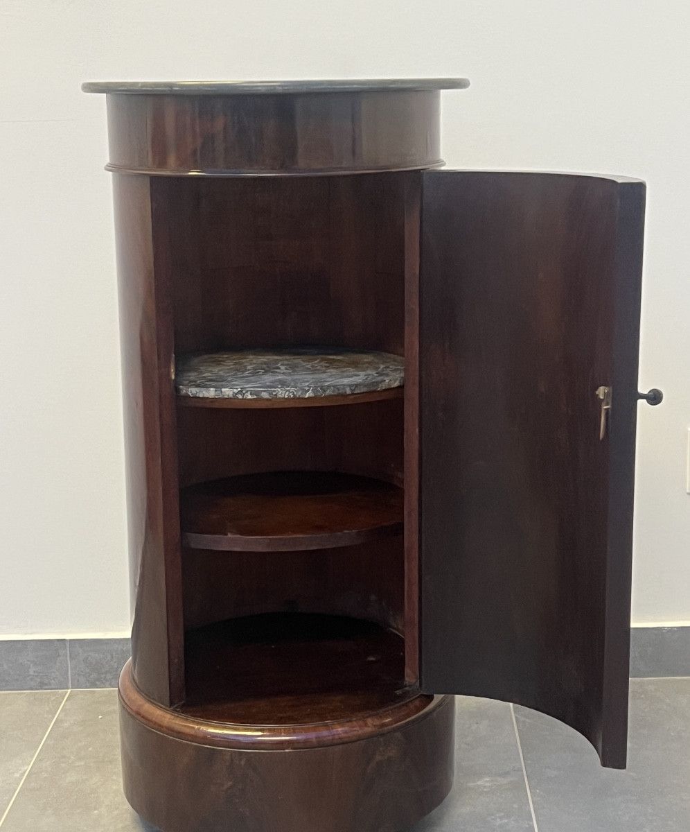 Somno  / Chevet en Acajou d'Epoque Empire  Marbre turquin -photo-2