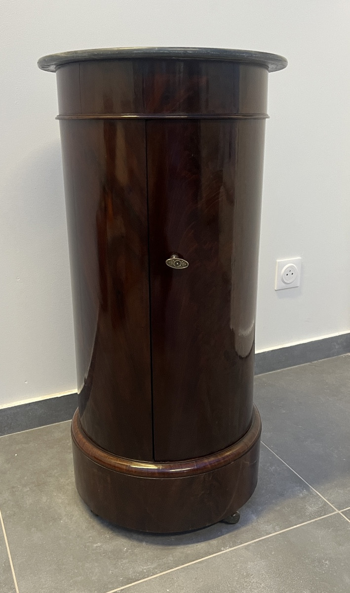 Somno  / Chevet en Acajou d'Epoque Empire  Marbre turquin -photo-3