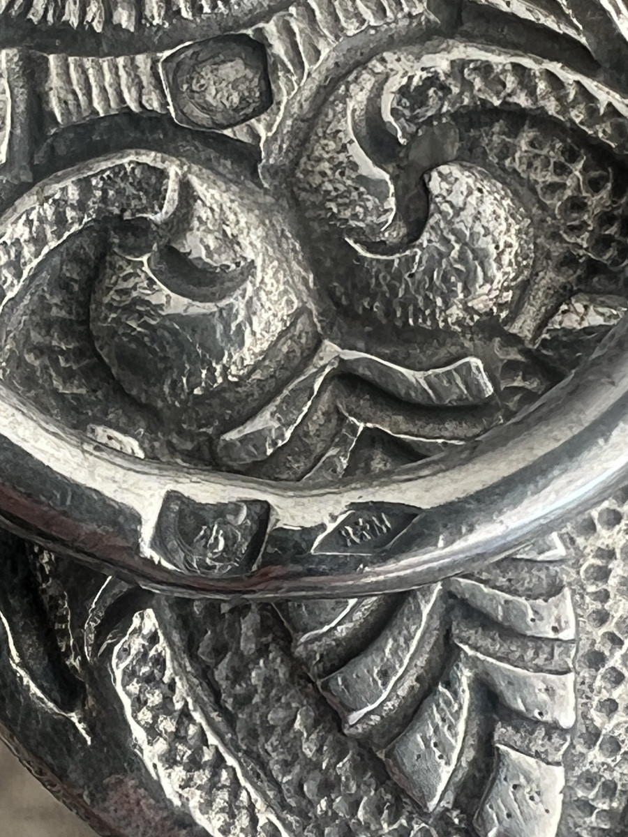 Minerva Solid Silver Holy Water Bucket / Holy Water Font -photo-6