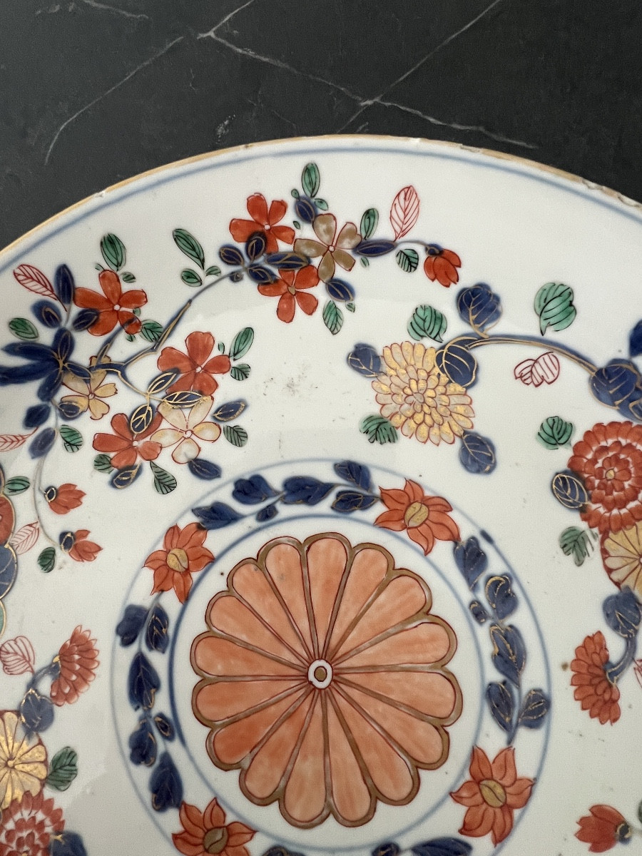 Plat en Porcelaine de Chine  D'époque Kangxi 1662-1722-photo-1