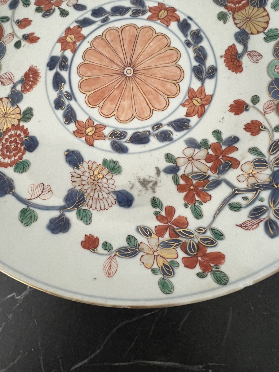 Plat en Porcelaine de Chine  D'époque Kangxi 1662-1722-photo-2