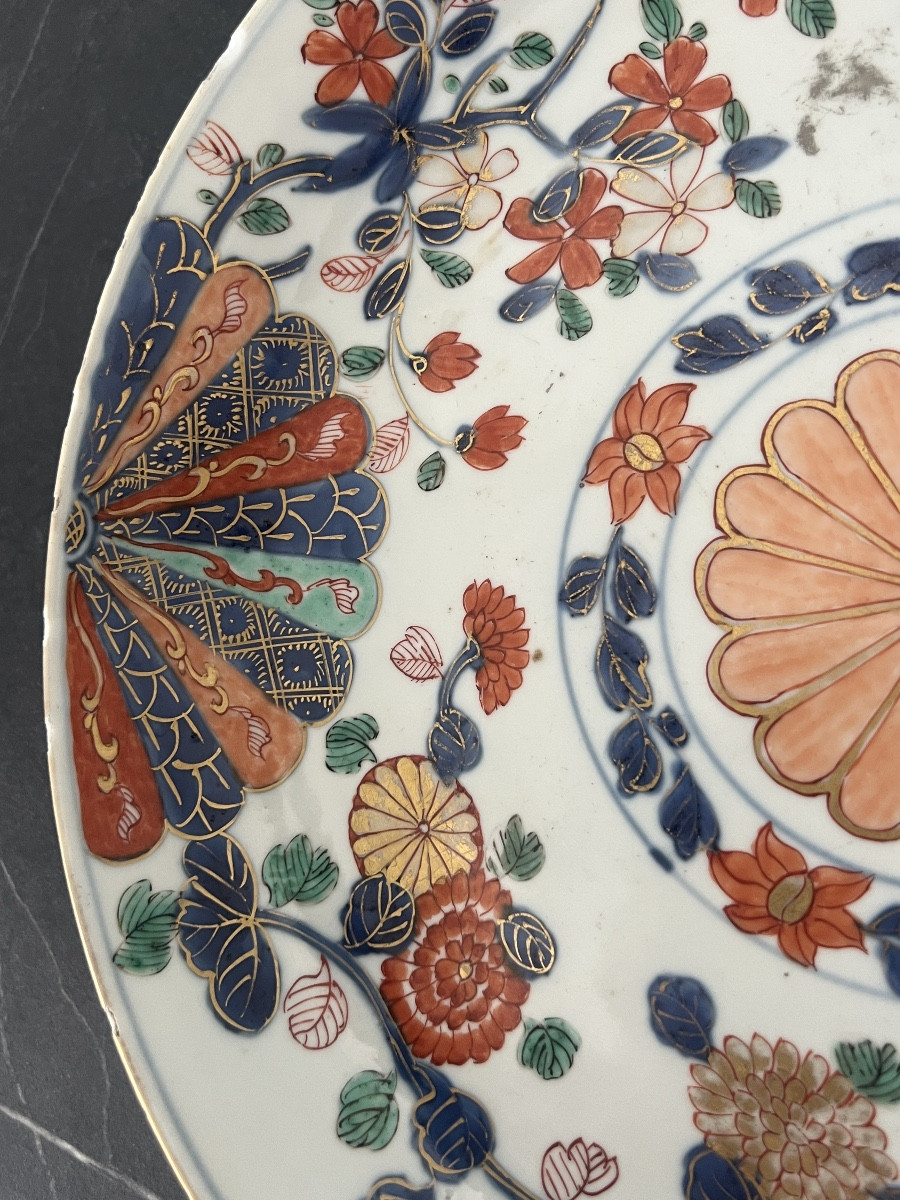 Plat en Porcelaine de Chine  D'époque Kangxi 1662-1722-photo-7