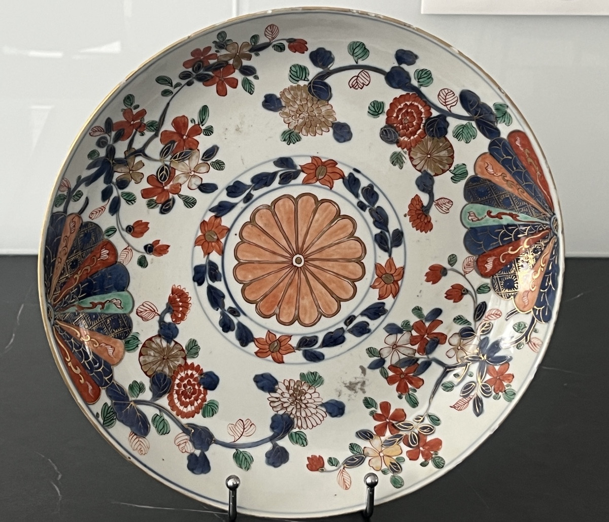 Plat en Porcelaine de Chine  D'époque Kangxi 1662-1722