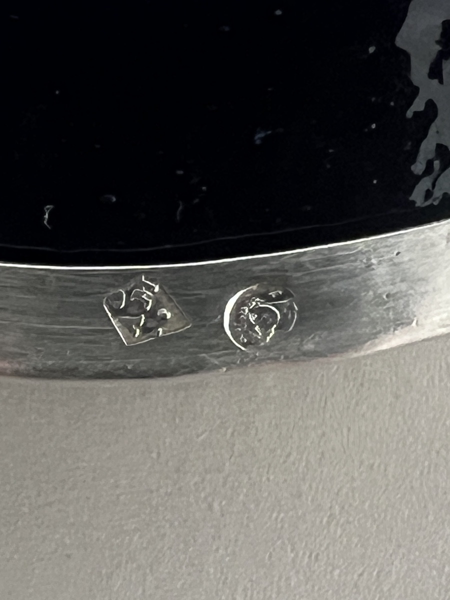 Moutardier & Salières en Argent Massif Empire Coq 1er Titre Orfèvre Mignerot-photo-4