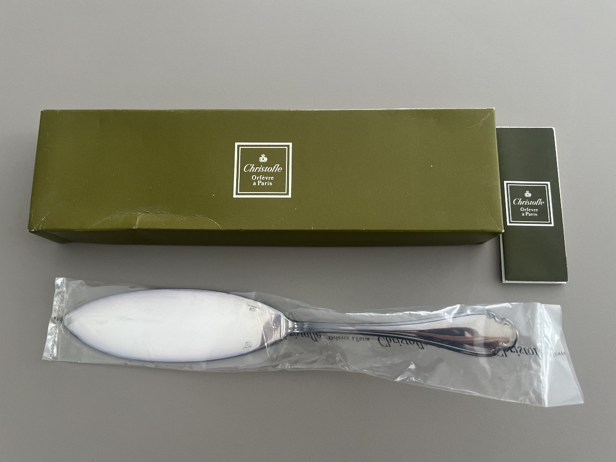 Christofle Model Pompadour Shovel For Serving Fish Or Cakes In Blister New-photo-2