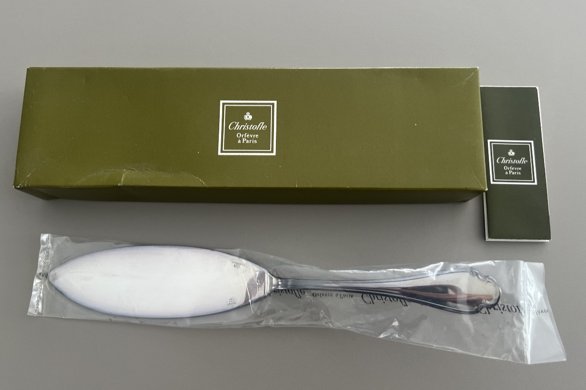 Christofle Model Pompadour Shovel For Serving Fish Or Cakes In Blister New