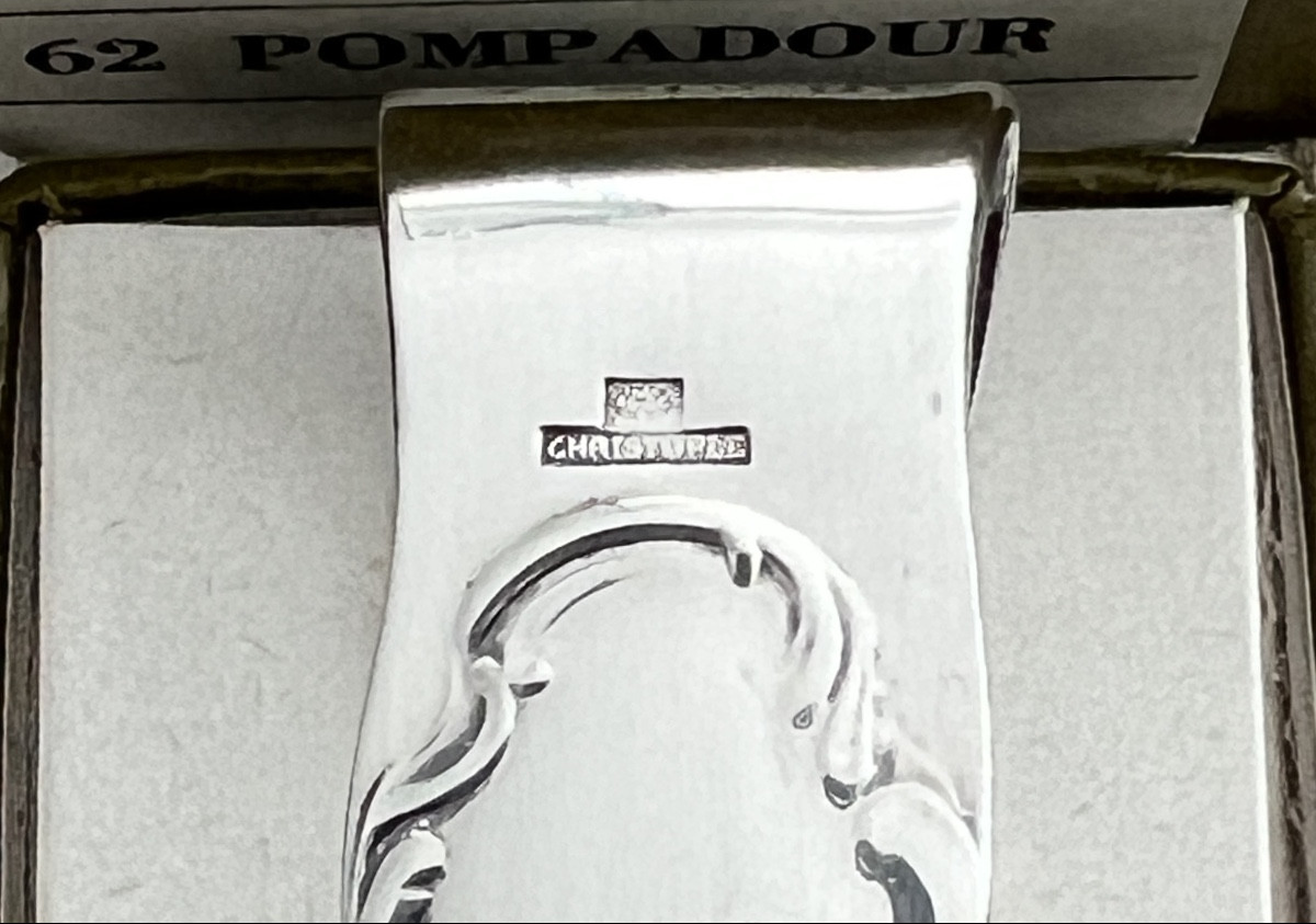 Christofle Model Pompadour Sugar Tongs-photo-4