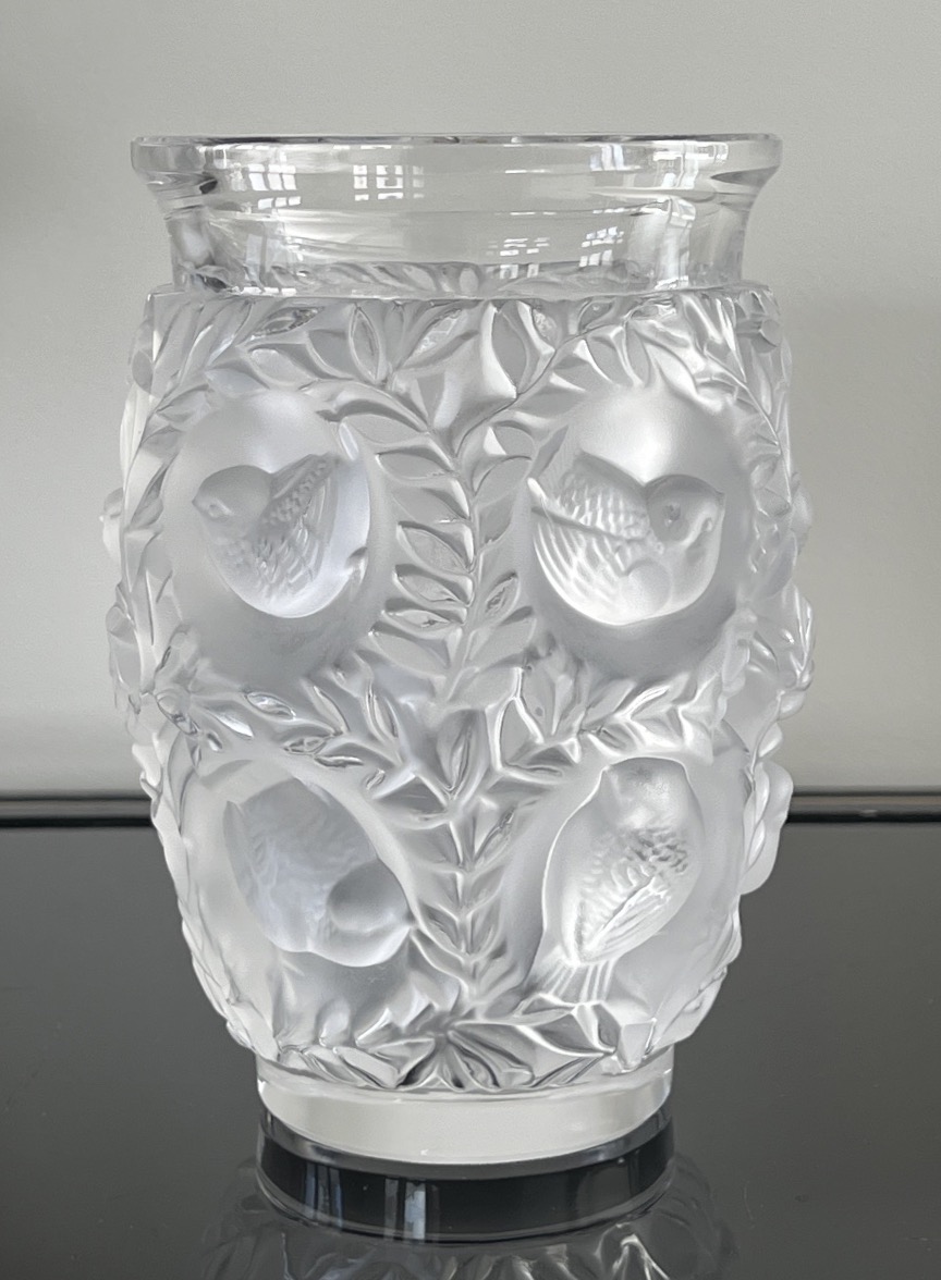 Lalique Vase en Cristal Modèle Bagatelle -photo-4