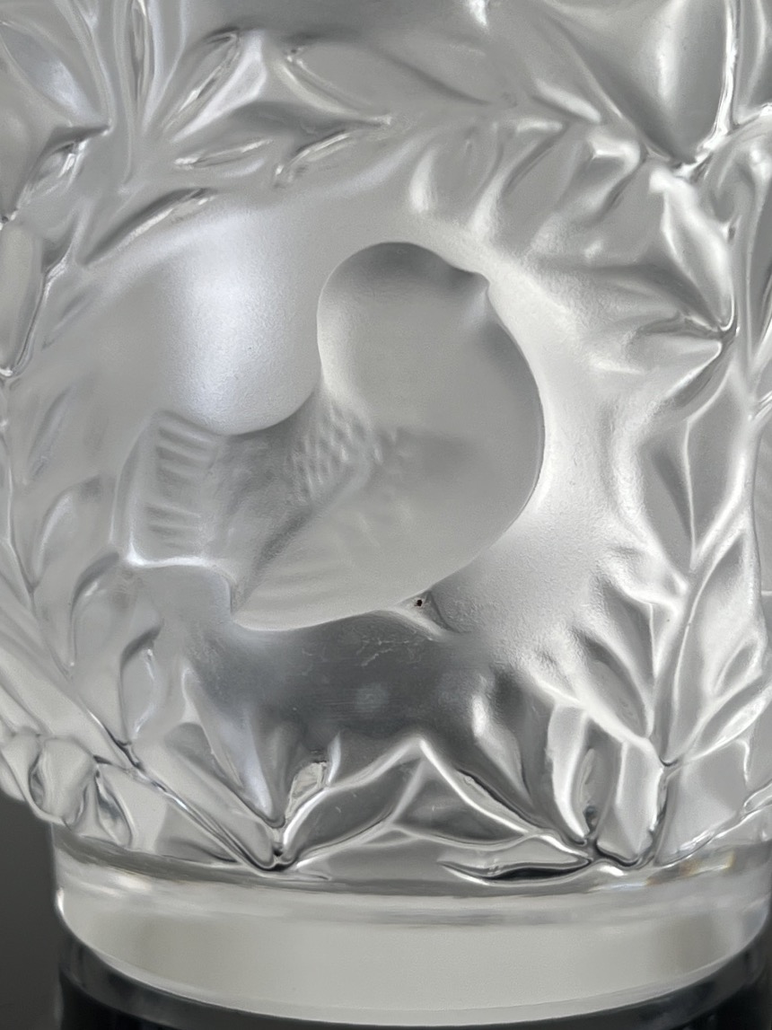 Lalique Vase en Cristal Modèle Bagatelle -photo-3