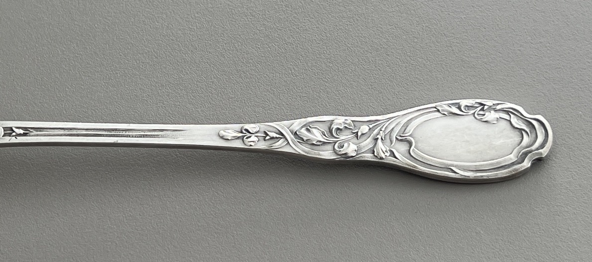 Louis Coignet Openwork Strawberry Shovel In Sterling Silver Vermeil Art Nouveau-photo-4