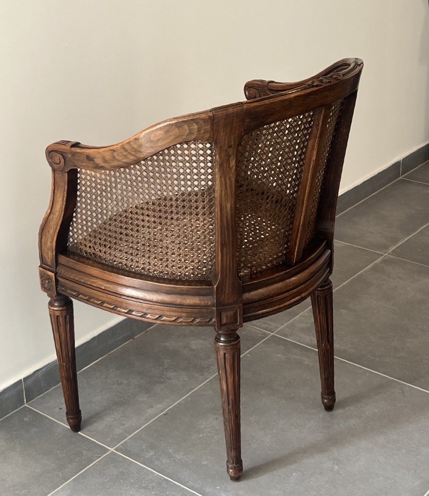 Fauteuil Canné de  Style Louis XVI -photo-4