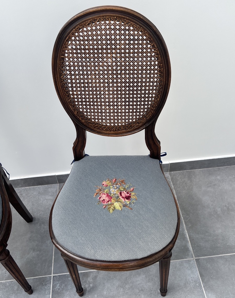 Pair Of Louis XVI-style Chairs -photo-4