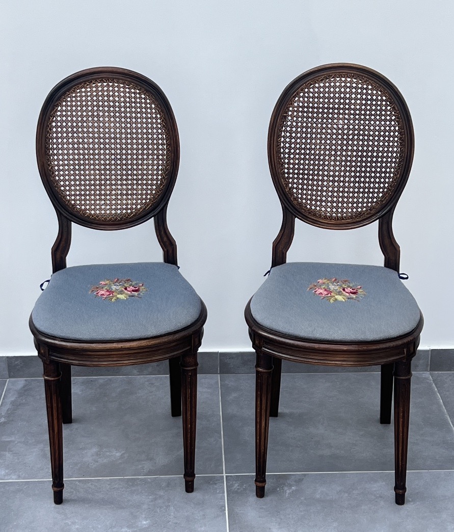 Pair Of Louis XVI-style Chairs 
