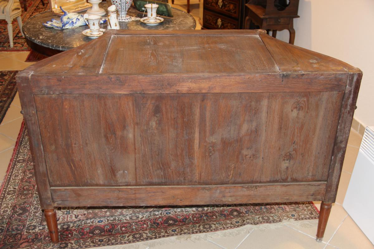 Commode Louis XVI En Acajou D,époque XVIIIéme Estampillée -photo-5