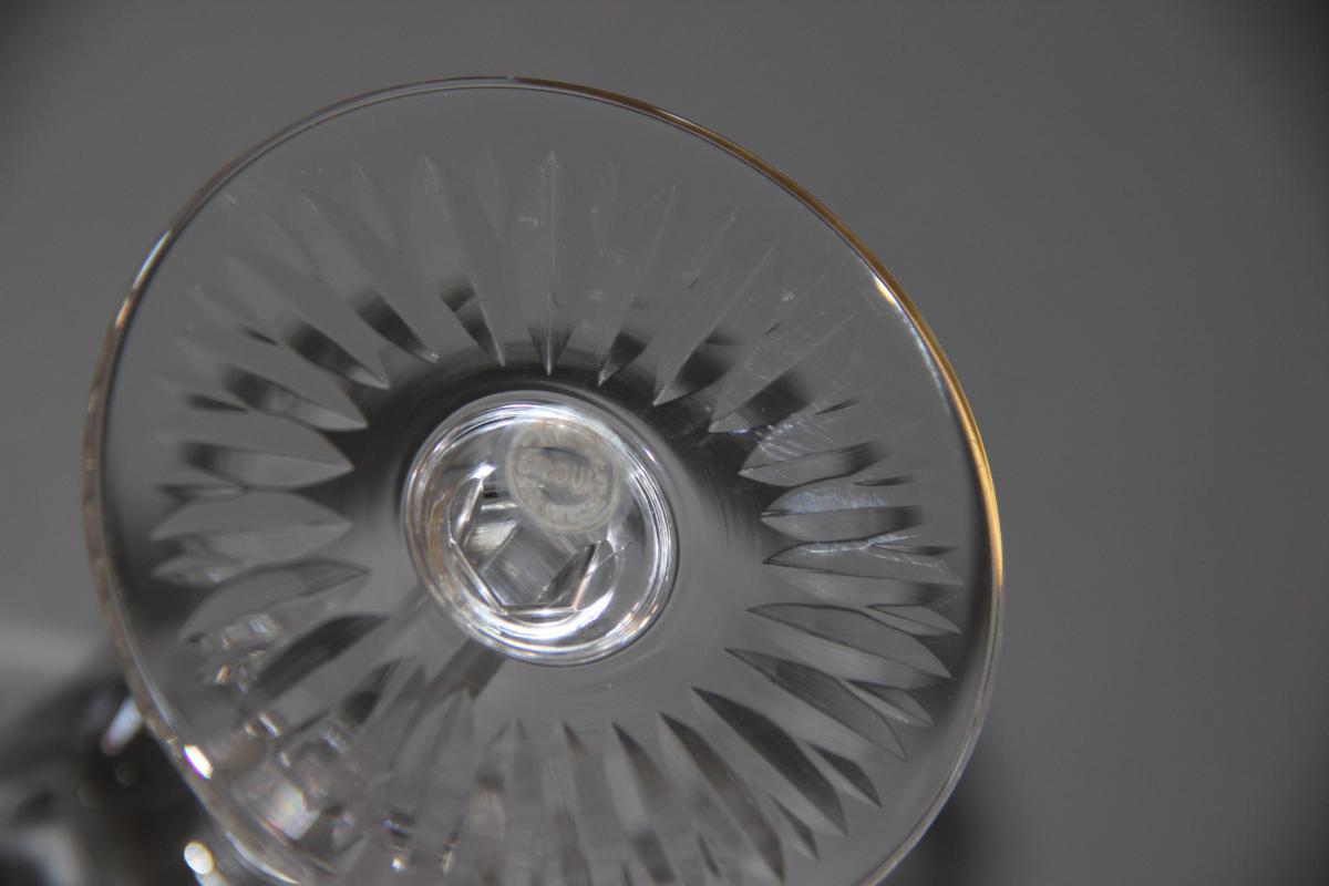 Saint Louis Service de 48 Verres en Cristal et décor à l,Or-photo-5