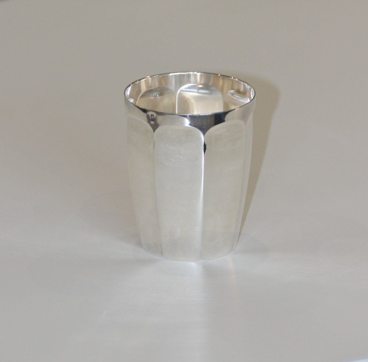 Timbale En Argent Massif Art Déco Orfèvre Puiforcat -photo-2