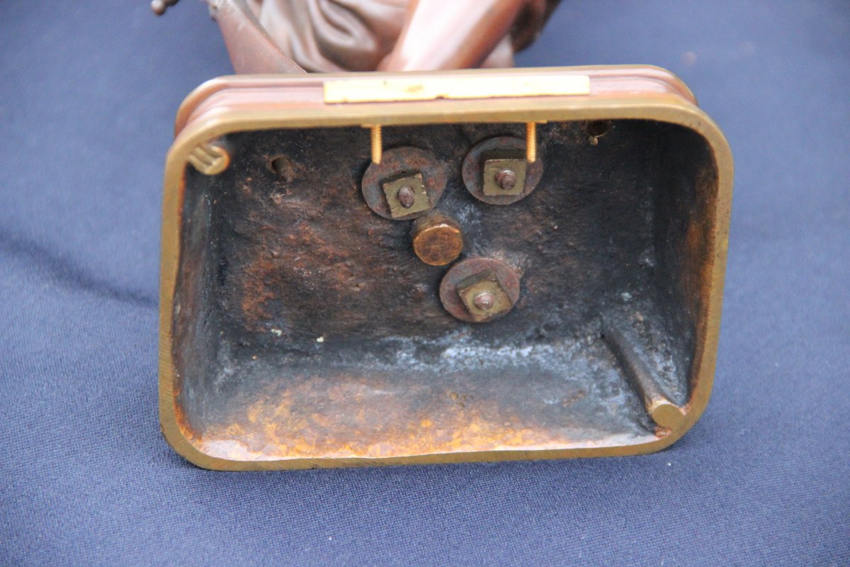 Didier Debut  ( 1824-1893 ) Sculpture En Bronze  Orientaliste  Janissaire Prix De Rome-photo-8